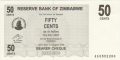 Zimbabwe 50 Cents,  1. 8.2006